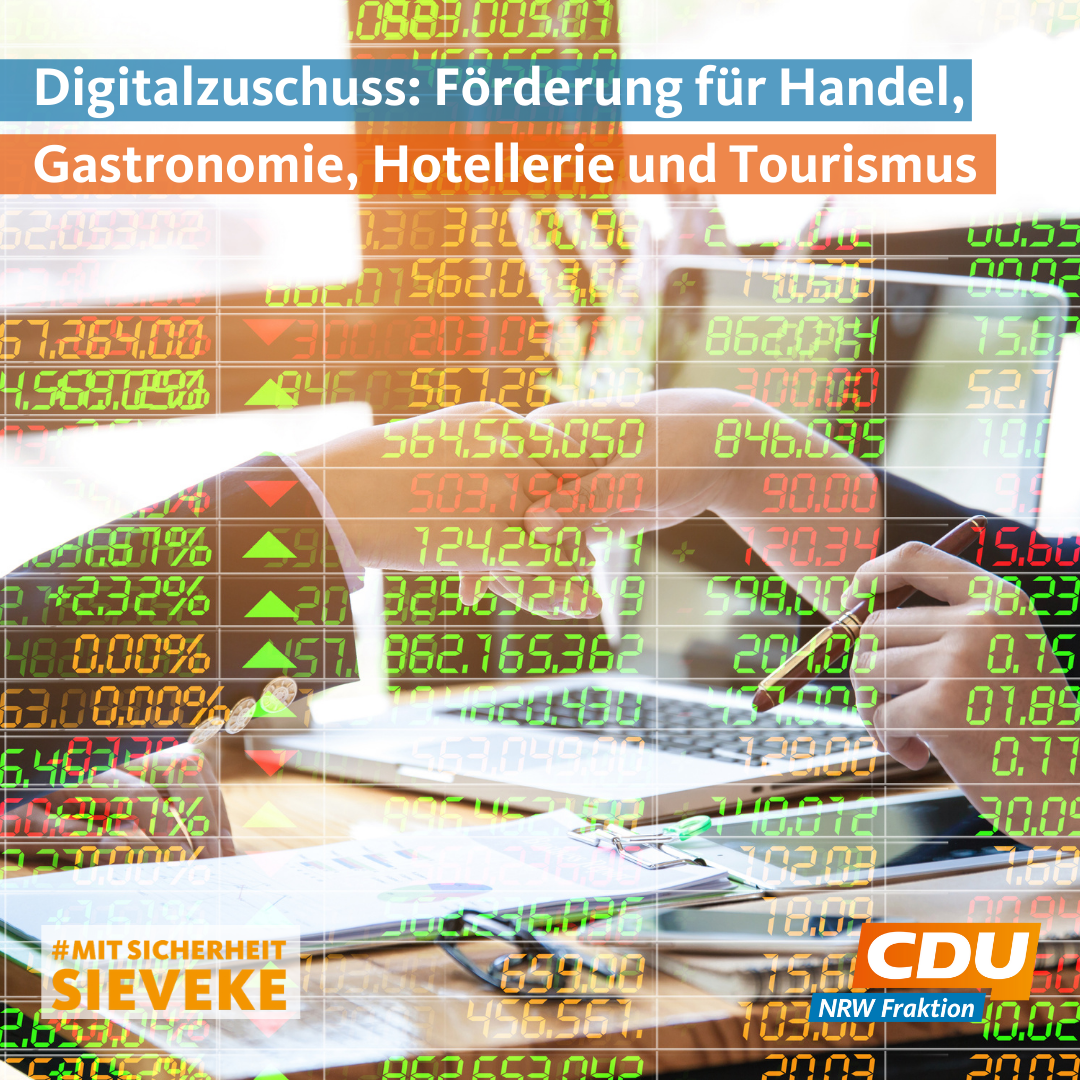 Digitalzuschuss Förderung für Handel Gastronomie Hotellerie und